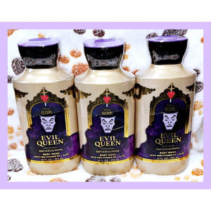 Bath & Body Works Disney Villains Evil Queen 10oz Shower Gel Body Wash x3